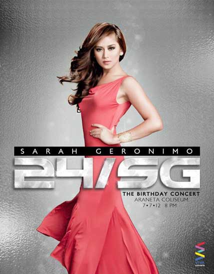 Sarah Geronimo 24 SG Birthday Concert