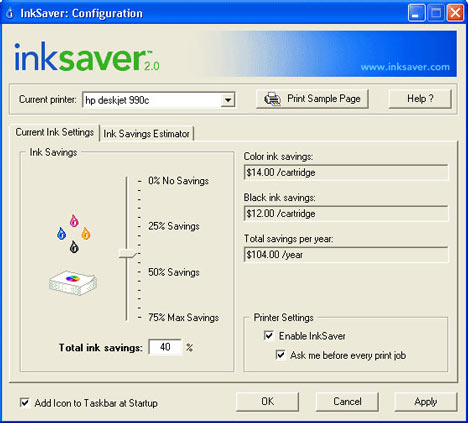 Inksaver