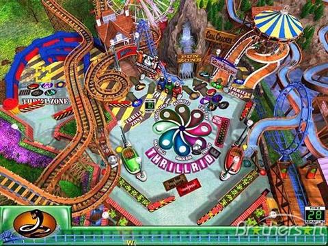 3D Ultra pinball: Thrillride