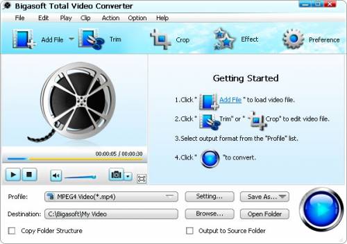 Bigasoft Total Video Converter