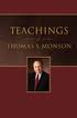 Teachings Of Thomas S. Monson reviews