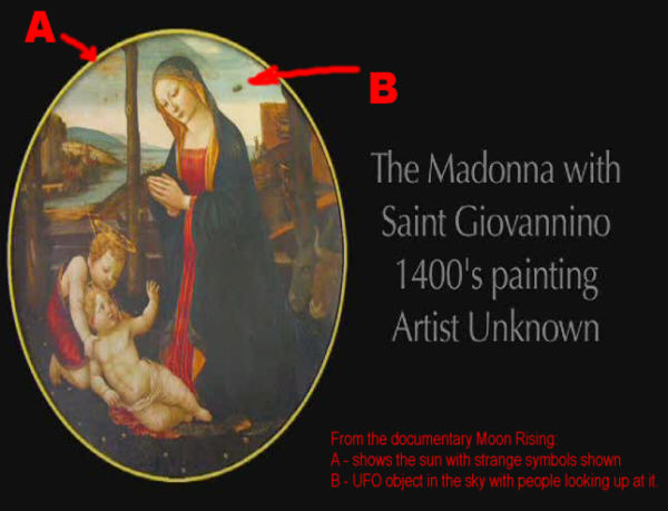 Madonna With Saint Giovannino & UFOs