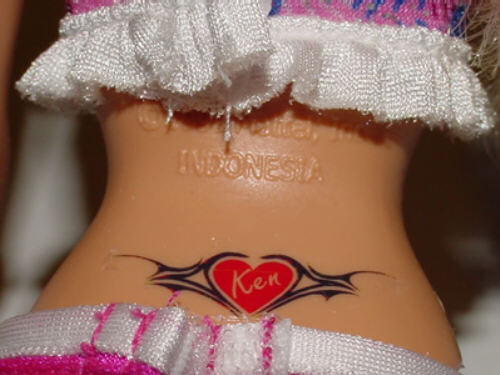 Barbie With Tattoo