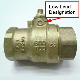 Fu San Machinery Recalls Low Lead Ball Valves