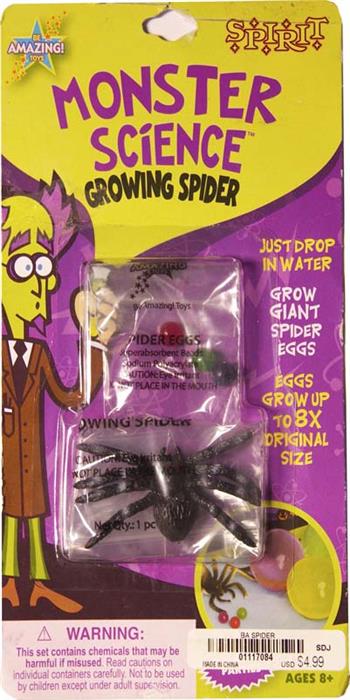 Be Amazing! Toys Recalls Monster Science Growing Spiders