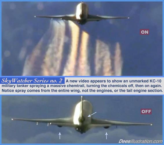 Military Tanker Chemical Trails