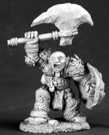 Lorgun Duneflint Orc Miniature