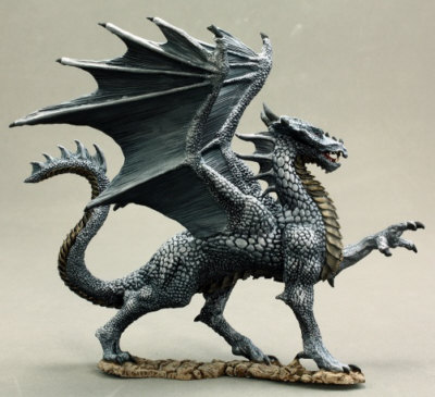 Silver Dragon Miniature