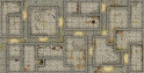 Heroic Maps: Torchlit Dungeon 1