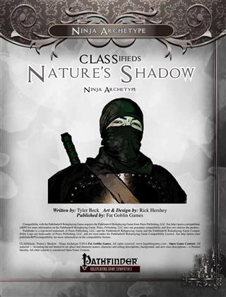 Classifieds: Nature's Shadow, Ninja Archetype