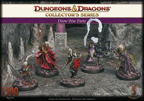 Dungeons & Dragons: Drow War Party Miniatures