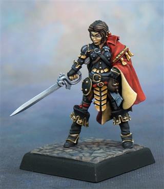 Jirelle, Iconic Half-elf Swashbuckler Miniature