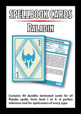 Dungeons & Dragons 5e Spellbook Cards: Paladin