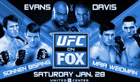 Ufc On Fox 2 Evans Vs Davis