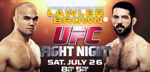 Ufc Fight Night Lawler vs Brown