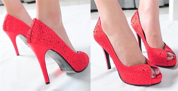 Rate This Bright Red Shoe