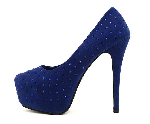 Rate This Blue High Heel Shoe