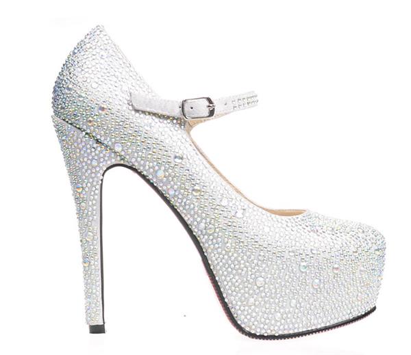 Rate This White High Heel Shoe