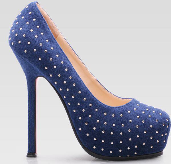 Rate This Blue Stiletto Shoe