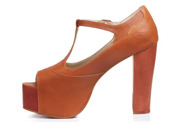 Rate This Tan High Heel Shoe