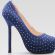   Rate Blue Stiletto Shoe