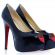 Best of  Rate Gloss Black & Red Stiletto Shoe