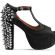 Best of  Silver Spiked Black High Heel Shoes