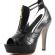 Discuss  Front Zip Black High Heel Shoes