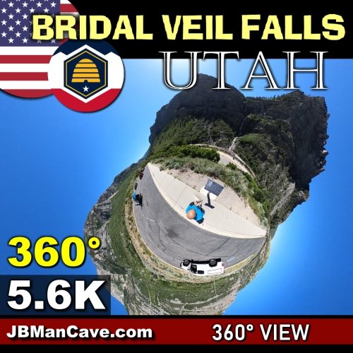 Virtual Reality Bridal Veil Falls Utah