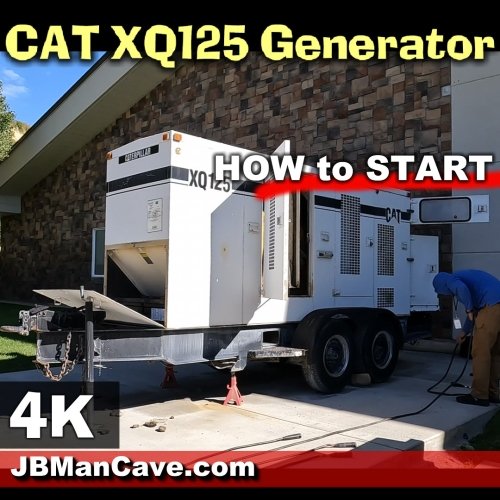 Starting Up A CAT Diesel Generator